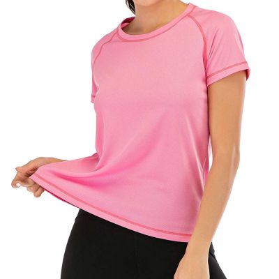 Womens Sporty Short T Shirt Moisture Wicking for Active Wear XS to XL Manufacturers, Suppliers, Exporters in Yangon