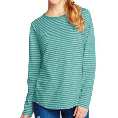 Womens Striped Knitted T Shirt V Neck Soft Cotton Casual Wear XS to XL Manufacturers, Suppliers, Exporters in Yangon